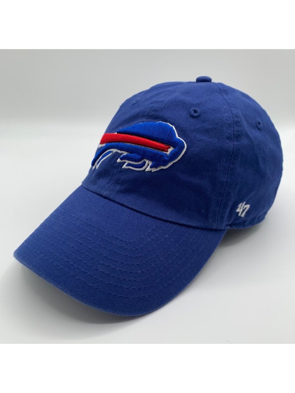 Buffalo Bills NFL Blue 47 Brand Clean Up Relaxed Fit Strapback Hat